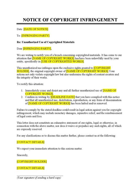 Infringement Notice .